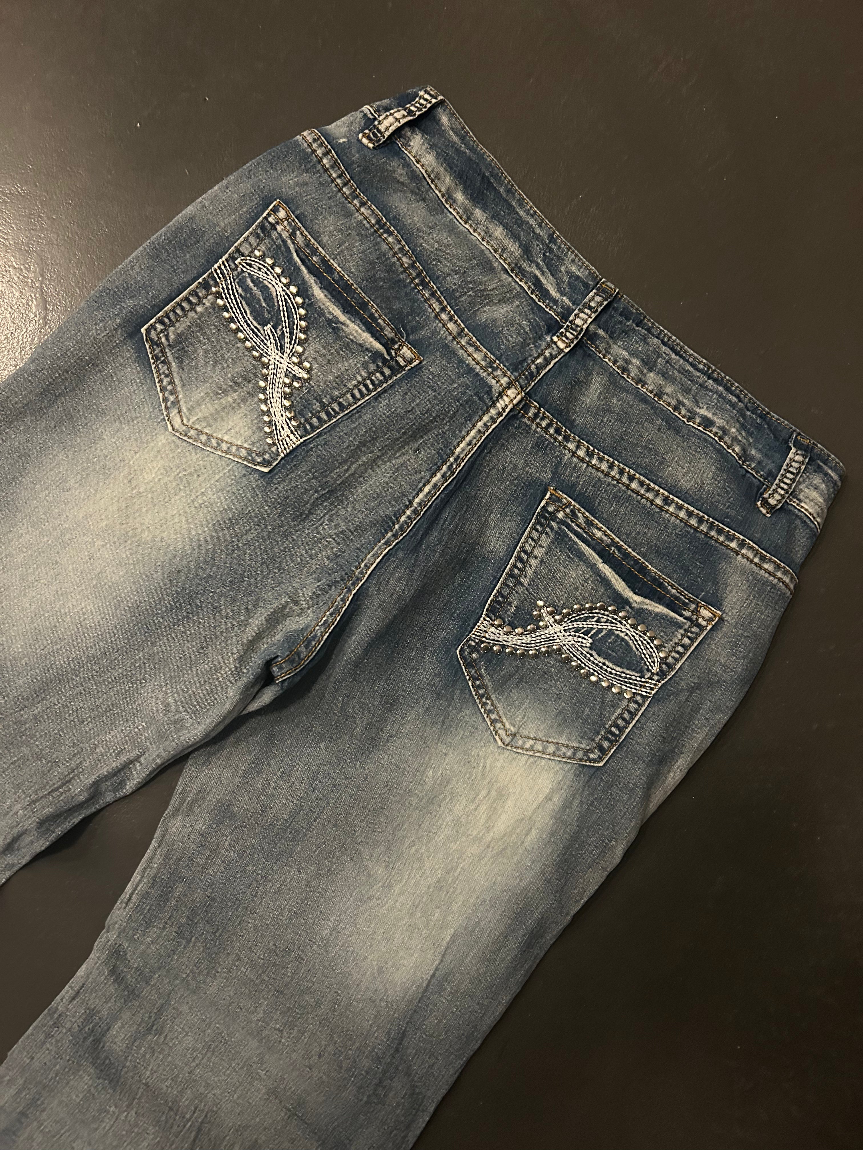 Y2K Baggy Bootcut Jeans ✨