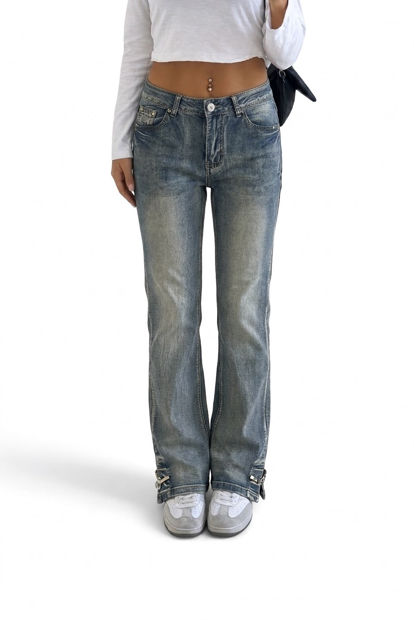 Y2K Baggy Bootcut Jeans ✨