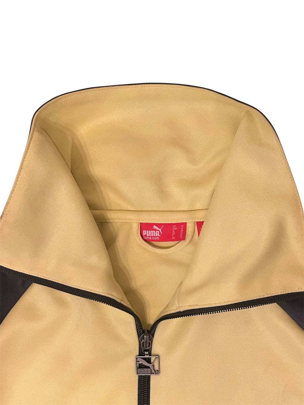 Puma Vintage Track Jacket Beige/Schwarz – Größe S
