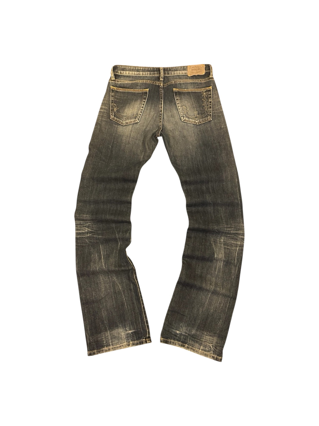 Replay Bootcut Jeans Damen W29 L34 – Vintage Wash