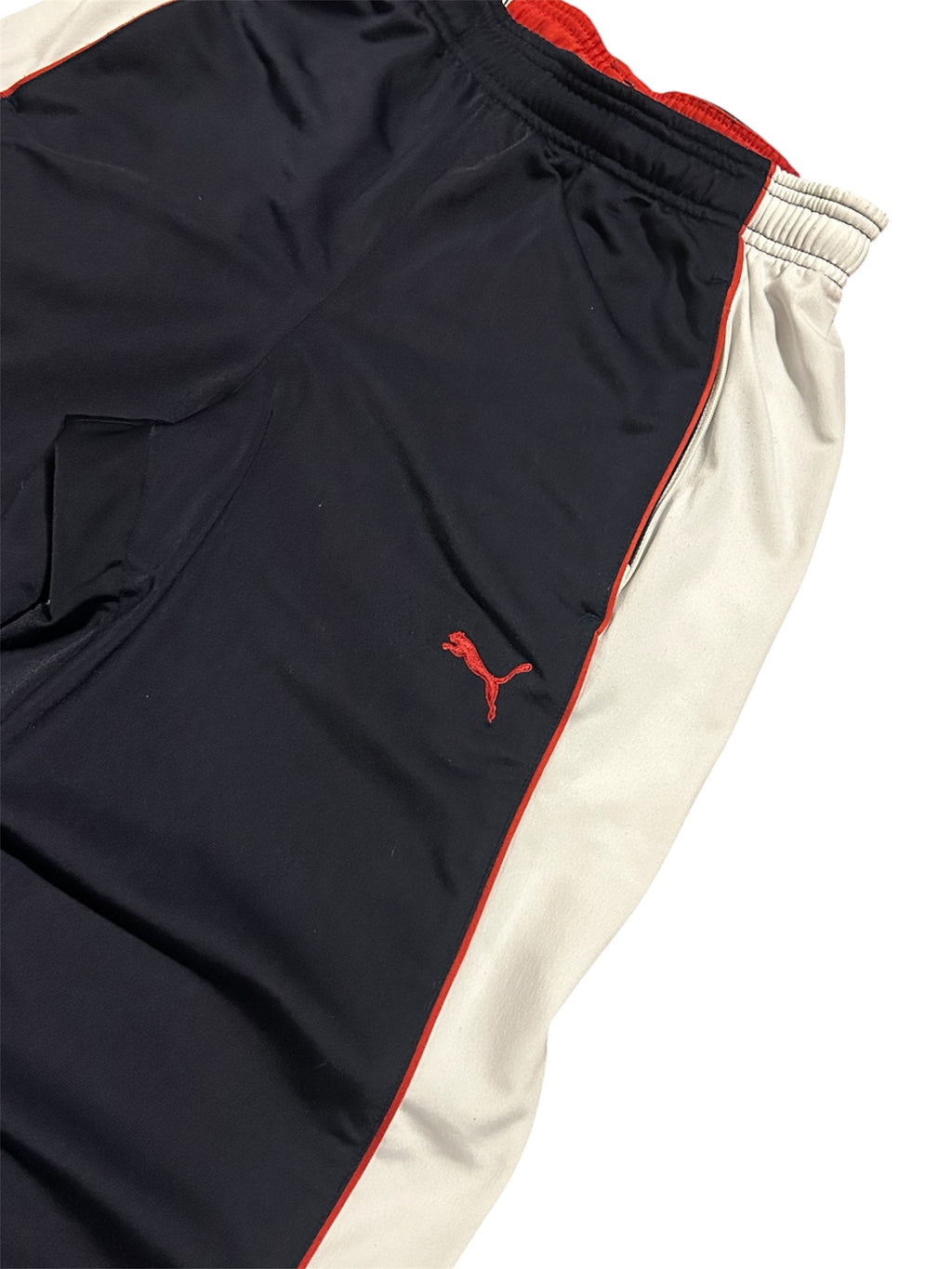 Puma Vintage Trainingshose Schwarz/Weiß – Größe S